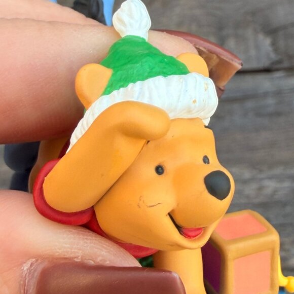 Vintage Lot Hallmark & Disney EEYORE & Winnie The Pooh Christmas Ornaments 2001 - Picture 9 of 16